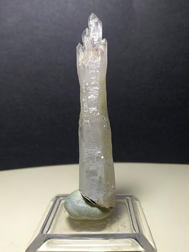 Quartz<br />Fenice Capanne Mine, Massa Marittima, Grosseto Province, Tuscany, Italy<br />69 x 14 mm<br /> (Author: Sante Celiberti)