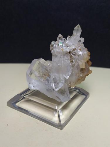 Quartz (variety faden)<br />La Selva Mine, Casal di Pari, Civitella-Paganico, Grosseto Province, Tuscany, Italy<br />36 x 26 mm<br /> (Author: Sante Celiberti)