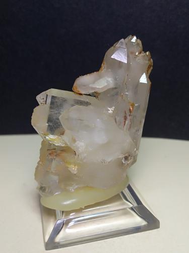 Quartz (variety faden)<br />Leoni Mountain, Sticciano, Roccastrada, Grosseto Province, Tuscany, Italy<br />40 x 31 mm<br /> (Author: Sante Celiberti)