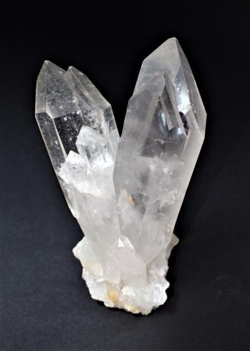 Quartz (variety Dauphine twinning, variety faden)<br />Sallent de Gállego area, Comarca Alto Gállego, Huesca, Aragon, Spain<br />95 mm x 54 mm x 28 mm<br /> (Author: Don Lum)