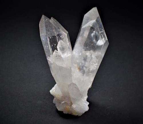 Quartz (variety Dauphine twinning, variety faden)<br />Sallent de Gállego area, Comarca Alto Gállego, Huesca, Aragon, Spain<br />95 mm x 54 mm x 28 mm<br /> (Author: Don Lum)