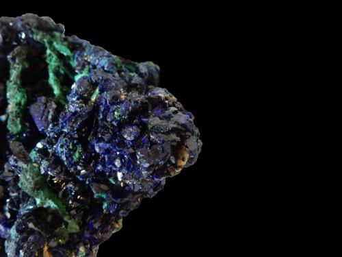 Azurite and Malachite<br />Sepon Mine, Vilabouly District, Savannakhét Province, Laos (Lao P.D.R.)<br />90 mm x 50 mm x 30 mm<br /> (Author: Dany Mabillard)