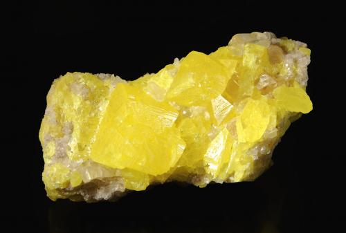 Sulfur<br />Cantera Maybee, Maybee, Monroe County, Michigan, USA<br />3.9 cm x 7.6 cm<br /> (Author: Michael Shaw)