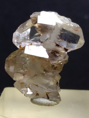 Quartz (variety faden)<br />Leoni Mountain, Sticciano, Roccastrada, Grosseto Province, Tuscany, Italy<br />15 x 12 mm<br /> (Author: Sante Celiberti)