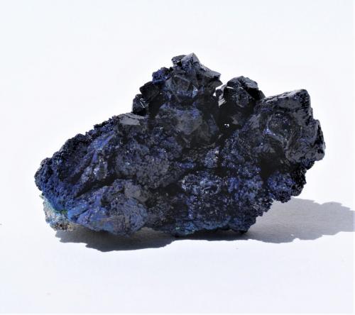 Azurite<br />Bou Bekker, Touissit District, Jerada Province, Oriental Region, Morocco<br />60mm x 40mm x 30mm<br /> (Author: Philippe Durand)