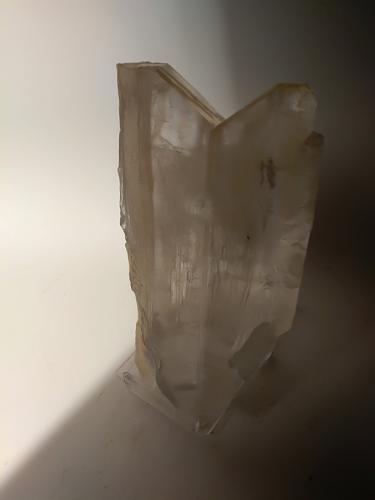 Gypsum<br />Gypsum quarries, Roccastrada, Grosseto Province, Tuscany, Italy<br />15 x 8 cm<br /> (Author: Sante Celiberti)