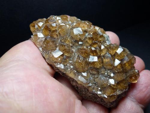 Grossularia (variedad hessonita)<br />Mina Jeffrey, Asbestos, Les Sources RCM, Estrie, Québec, Canadá<br />7 x 5 cm.<br /> (Autor: javier ruiz martin)