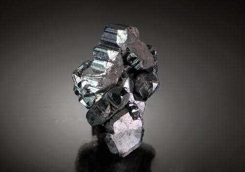 Bournonite<br />Víboras Mine, Machacamarca, Machacamarca District, Cornelio Saavedra Province, Potosí Department, Bolivia<br />2.5 cm x 3.8 cm<br /> (Author: Michael Shaw)