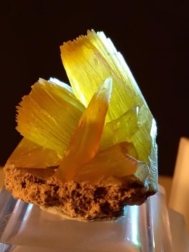 Calcite<br />Sovanella Quarry, Sovana, Sorano, Grosseto Province, Tuscany, Italy<br />28 x 24 mm<br /> (Author: Sante Celiberti)