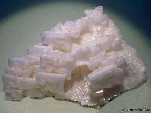 Halita<br />Salinas de La Olmeda, La Olmeda de Jadraque, Comarca Sierra Norte de Guadalajara, Guadalajara, Castilla-La Mancha, España<br />9 x 8 cm<br /> (Autor: Joan Niella)