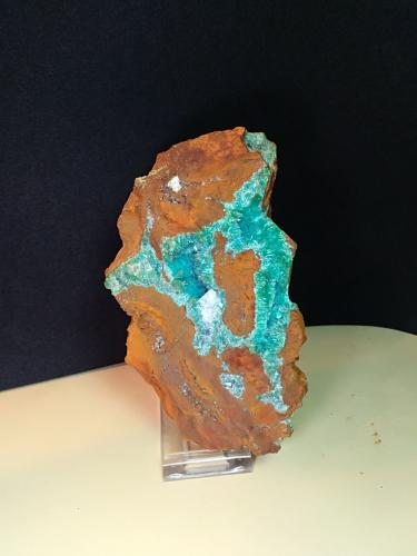 Aurichalcite, Calcite, Hemimorphite<br />Campiglia Marittima, Campigliese, Livorno Province, Toscana, Italy<br />13 x 8 cm<br /> (Author: Sante Celiberti)