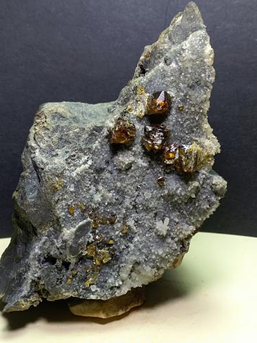 Sphalerite, Quartz<br />Campo di Sasso, Maremma, Bibbona, Livorno Province, Tuscany, Italy<br />12 x 7,5 cm<br /> (Author: Sante Celiberti)