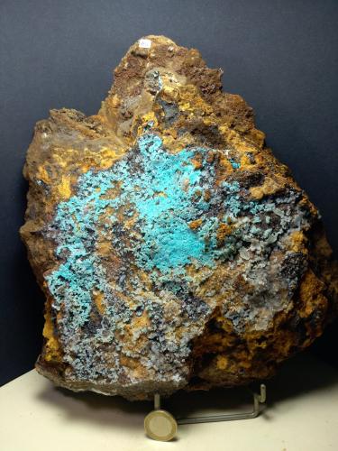 Hemimorphite, Aurichalcite<br />Campiglia Marittima, Campigliese, Livorno Province, Toscana, Italy<br />31 x 25 cm<br /> (Author: Sante Celiberti)