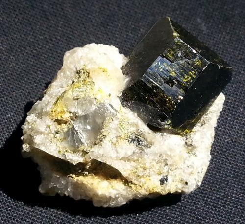 Vesuvianite<br />Fushan Mine, She, Handan Prefecture, Hebei Province, China<br />3 x 2.5 cm<br /> (Author: Volkmar Stingl)