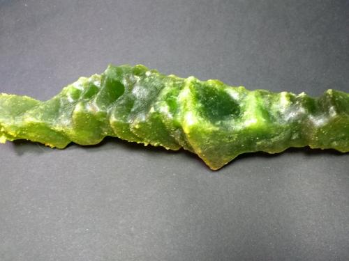 Chalcantite (Fe-bearing)<br />Fenice Capanne Mine, Massa Marittima, Grosseto Province, Tuscany, Italy<br />38 x 6,5 cm<br /> (Author: Sante Celiberti)