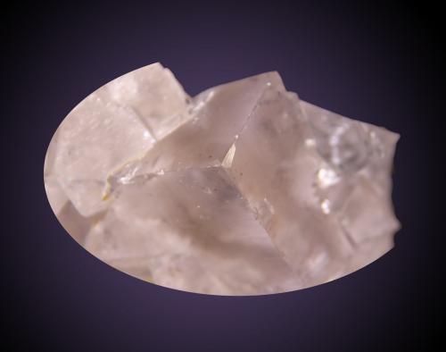Fluorite<br />Emilio Mine, Obdulia vein, Caravia mining area, La Rubiera, Loroñe, Colunga, Comarca de la Sidra, Principality of Asturias (Asturias), Spain<br />Main cube detail.<br /> (Author: Firmo Espinar)