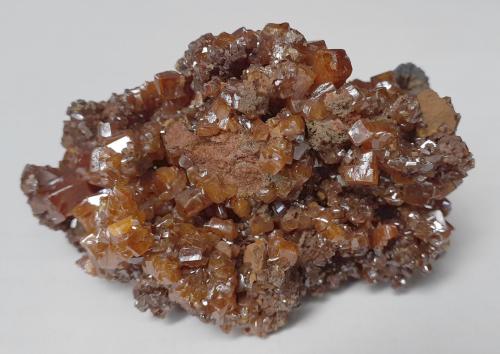 Wulfenite<br />Mina Erupción (Mina Ahumada), Sierra de Los Lamentos, Municipio Ahumada, Chihuahua, México<br />7 x 5 cm<br /> (Author: Volkmar Stingl)