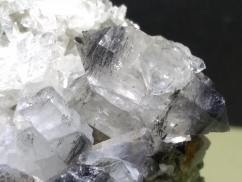 Sterryite, Quartz, Baryte<br />Pollone Mine, Valdicastello Carducci, Pietrasanta Municipality, Lucca Province, Tuscany, Italy<br />62 x 52 mm<br /> (Author: Sante Celiberti)