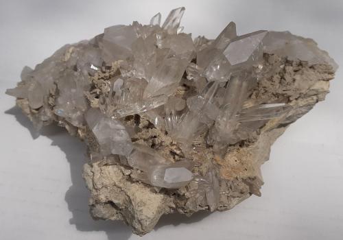 Quartz<br />Wattener Lizum, Wattens, Innsbruck Land District, North Tyrol, Tyrol/Tirol, Austria<br />18 x 13 cm<br /> (Author: Volkmar Stingl)