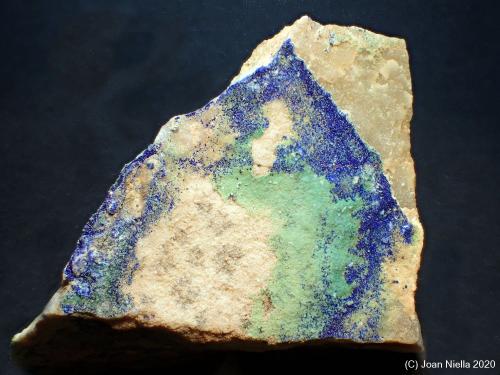 Zincolivenita<br />Aprovechado Mine, El Pinar de Bédar, El Pinar, Bédar, Comarca Levante Almeriense, Almería, Andalusia, Spain<br />55 x 45 mm<br /> (Autor: Joan Niella)