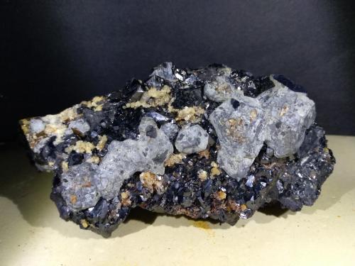 Galena, Sphalerite, Dolomite<br />Bottino Mine, Sant'Anna (Sant'Anna di Stazzema), Apuan Alps, Stazzema Municipality, Lucca Province, Tuscany, Italy<br />93 x 46 mm<br /> (Author: Sante Celiberti)