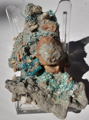 Malachite<br />Mockleiten Mine, Brixlegg, Kufstein District, Inn Valley, North Tyrol, Tyrol/Tirol, Austria<br />6 x 4 cm<br /> (Author: Volkmar Stingl)