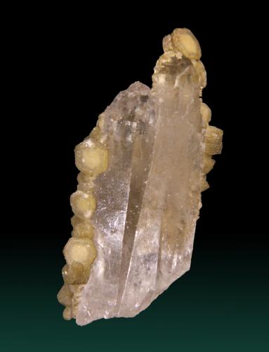 Quartz with Siderite<br />Minas da Panasqueira, Aldeia de São Francisco de Assis, Covilhã, Castelo Branco, Cova da Beira, Centro, Portugal<br />41mm x 92mm x 30mm<br /> (Author: Firmo Espinar)