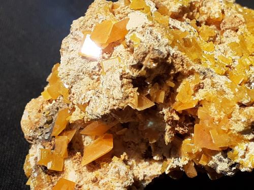 Wulfenite<br />Touissit, Touissit District, Jerada Province, Oriental Region, Morocco<br />7 x 5 cm<br /> (Author: Volkmar Stingl)