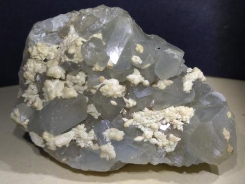 Celestine, Aragonite (Sr-rich)<br />Boccheggiano Mines, Montieri, Grosseto Province, Tuscany, Italy<br />65 x 48 mm<br /> (Author: Sante Celiberti)