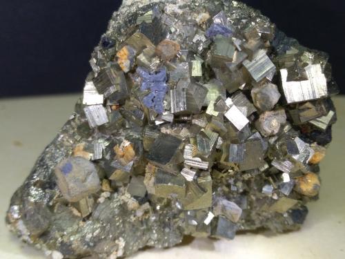 Pyrite, Galena<br />Boccheggiano Mines, Montieri, Grosseto Province, Tuscany, Italy<br />60 x 51 mm<br /> (Author: Sante Celiberti)