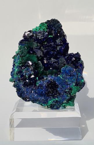 Azurite and Malachite<br />Sepon Mine, Vilabouly District, Savannakhét Province, Laos (Lao P.D.R.)<br />85mm x 45mm x 70mm<br /> (Author: Philippe Durand)