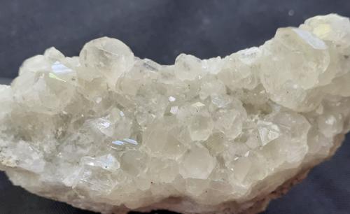 Calcite<br />Baimashan tunnel (construction site), Qianbaxia, Wuyishan, Nanping Prefecture, Fujian Province, China<br />6 x 2,5 cm<br /> (Author: Volkmar Stingl)