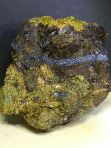 Chalcophanite<br />Campiglia Marittima, Campigliese, Livorno Province, Toscana, Italy<br />72 x 70 mm<br /> (Author: Sante Celiberti)
