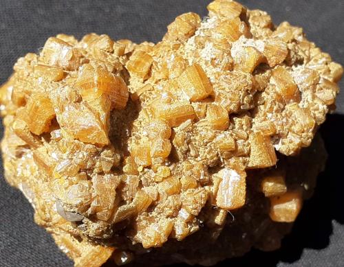 Wulfenite<br />Helena Mine, Crna (Schwarzenbach), Meica Municipality, Carinthia Region, Slovenia<br />5,5 x 3,5 cm<br /> (Author: Volkmar Stingl)