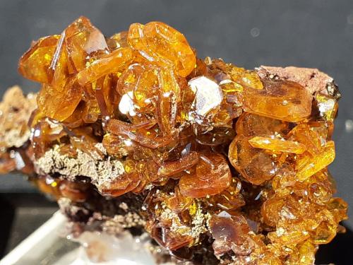 Wulfenite<br />Erupción Mine (Ahumada Mine), Los Lamentos Mountain Range, Municipio Ahumada, Chihuahua, Mexico<br />5 x 4 cm<br /> (Author: Volkmar Stingl)