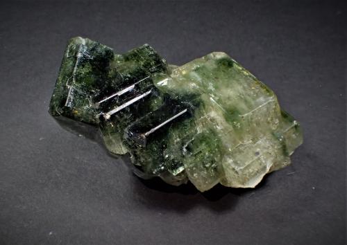 Fluorapatite<br />Sapo Mine, Ferruginha, Conselheiro Pena, Vale do Rio Doce, Minas Gerais, Brazil<br />64 mm x 58 mm x 43 mm<br /> (Author: Don Lum)