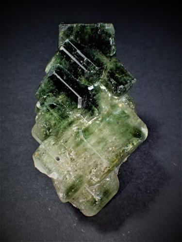 Fluorapatite<br />Sapo Mine, Ferruginha, Conselheiro Pena, Vale do Rio Doce, Minas Gerais, Brazil<br />64 mm x 58 mm x 43 mm<br /> (Author: Don Lum)