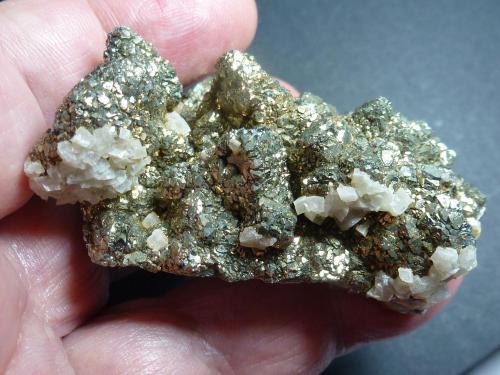 Pirita, Dolomita<br />Reocín Mine, Reocín, Comarca Saja-Nansa, Cantabria, Spain<br />7,5 x 4,5 cm.<br /> (Autor: javier ruiz martin)