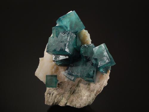 Fluorite<br />Mandrosonoro, Ambatofinandrahana District, Amoron'i Mania Region, Fianarantsoa Province, Madagascar<br />4.8 x 7.1 x 9.6 cm<br /> (Author: Michael Shaw)
