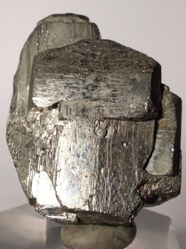 Pyrite<br />Mina Gavorrano, Gavorrano, Provincia Grosseto, Toscana, Italia<br />43,6 x 36 mm<br /> (Author: Sante Celiberti)