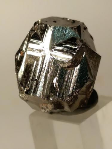 Pyrite<br />Gavorrano Mine, Gavorrano, Grosseto Province, Tuscany, Italy<br />22,7 x 19,5 mm<br /> (Author: Sante Celiberti)