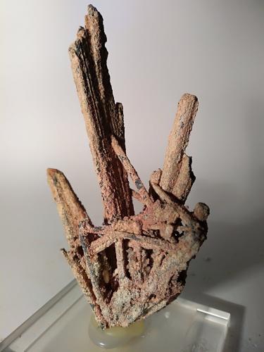Stibnite, Metastibnite, Sulphur, Klebelsbergite<br />Pereta Mine, Pereta, Magliano in Toscana, Grosseto Province, Toscana, Italy<br />11,5 x 6,5 cm<br /> (Author: Sante Celiberti)