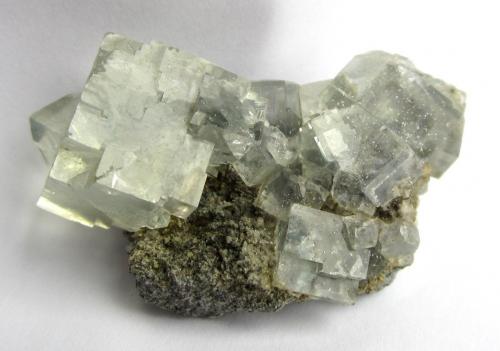 Fluorite<br />Xianghuapu Mine, Xianghualing Sn-polymetallic ore field, Linwu, Chenzhou Prefecture, Hunan Province, China<br />Specimen size 4 cm<br /> (Author: Tobi)