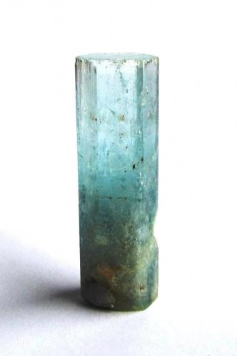 Beryl var. Aquamarine<br />Erongo Mountain, Usakos, Erongo Region, Namibia<br />Crystal height 2,5 cm<br /> (Author: Tobi)