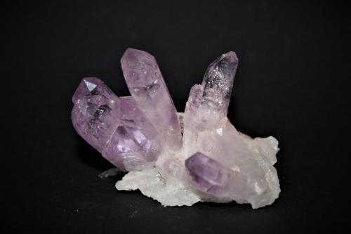 Quartz (variety amethyst)<br />Piedra Parada (Las Vigas), Municipio Tatatila, Veracruz (Veracruz de Ignacio de la Llave), Mexico<br />6 cm<br /> (Author: Philippe Durand)