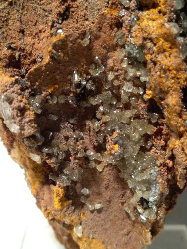 Adamite, Hemimorphite<br />Campiglia Marittima, Campigliese, Provincia Livorno, Toscana, Italia<br />96 x 56 mm<br /> (Author: Sante Celiberti)