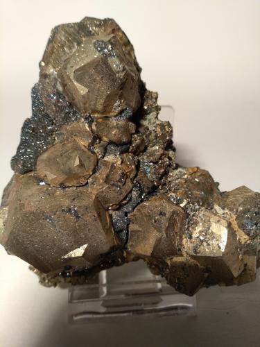 Pyrite, Hematite<br />Rio Marina, Elba Island, Livorno Province, Tuscany, Italy<br />85 x 83 mm<br /> (Author: Sante Celiberti)
