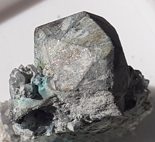 Tetrahedrite<br />Zona minera Sankt Gertraudi, Brixlegg, Distrito Kufstein, Valle Inn, Tirol Norte, Tirol, Austria<br />10 mm diameter<br /> (Author: Volkmar Stingl)