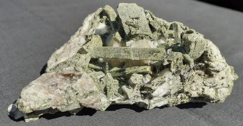 uralite (Actinolite after Diopside)<br />Kesselkaralm, Habach Valley, Hohe Tauern, Salzburg, Austria<br />10 x 8 cm<br /> (Author: Volkmar Stingl)