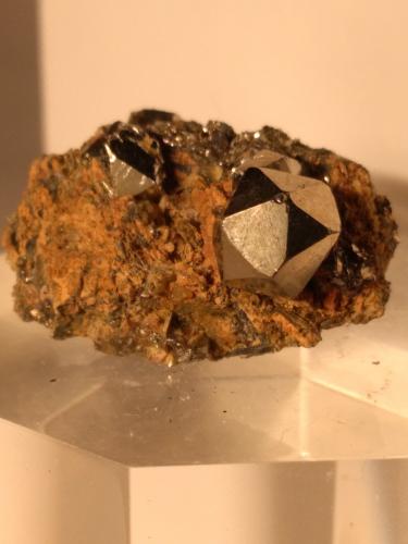 Pyrite<br />Rio Mine (Rio Marina Mine), Valle Giove stope, Rio Marina, Elba Island, Livorno Province, Tuscany, Italy<br />24 x 15 mm<br /> (Author: Sante Celiberti)